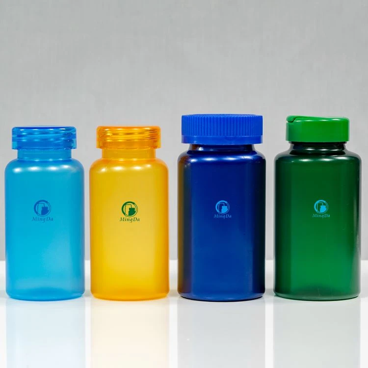 Frosted PET Round Bottle