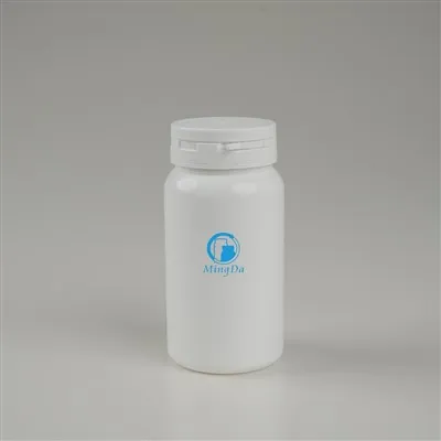 Botella de HDPE blanca